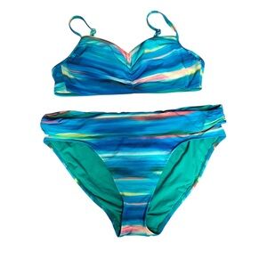 Lauren Ralph‎ Lauren Multicolor Swimwear Set Size 12